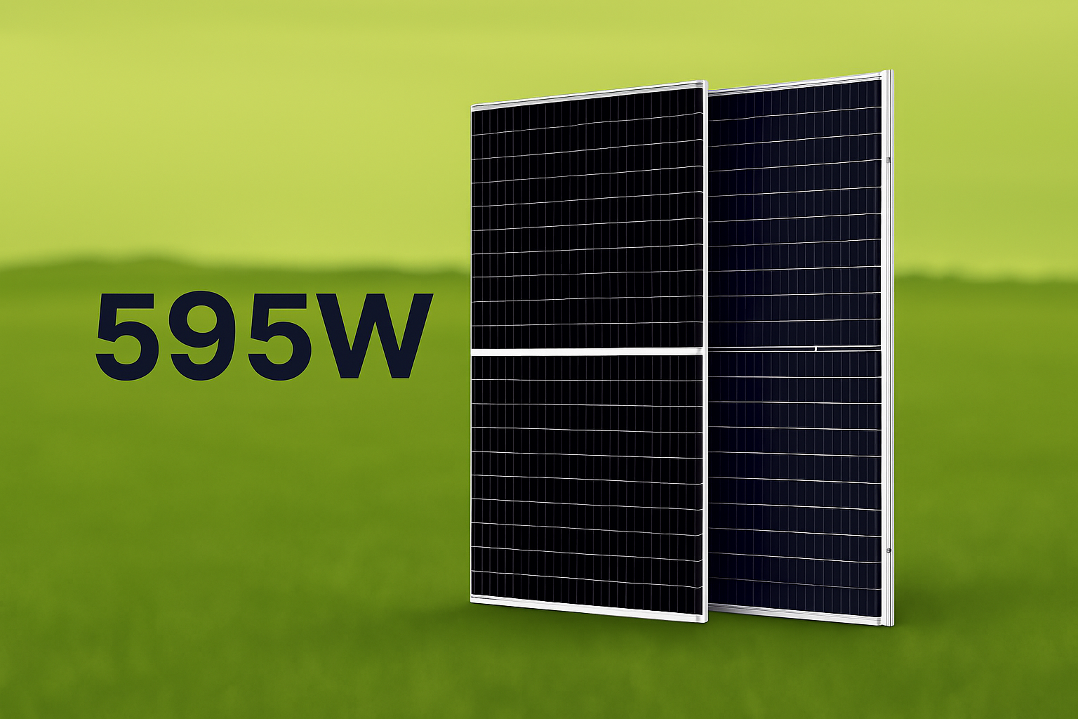 595 Watts Solar Panel - Versatile commercial and residential solar solution